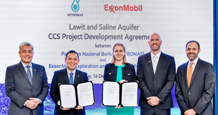Petronas signs two agreements with ExxonMobil to develop CCS projects
