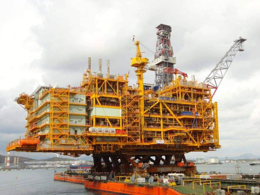 A natural gas project in offshore area (Photo-MOEE)