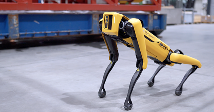 Spot, the quadruped robot developed by Boston Dynamics, is one of the technologies slated to be tested on Skarv. (Photo: Aker BP)