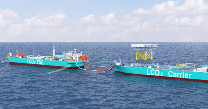 MOL, PETRONAS & SDARI Win AiPs for LCO2 Carrier and FSO Design