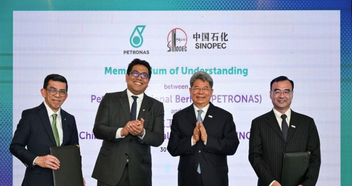 Petronas Collaborates with Sinopec to Explore Future Opportunities